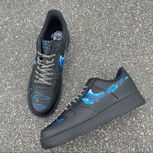 Mens Blue Nike Cortez Shoes 